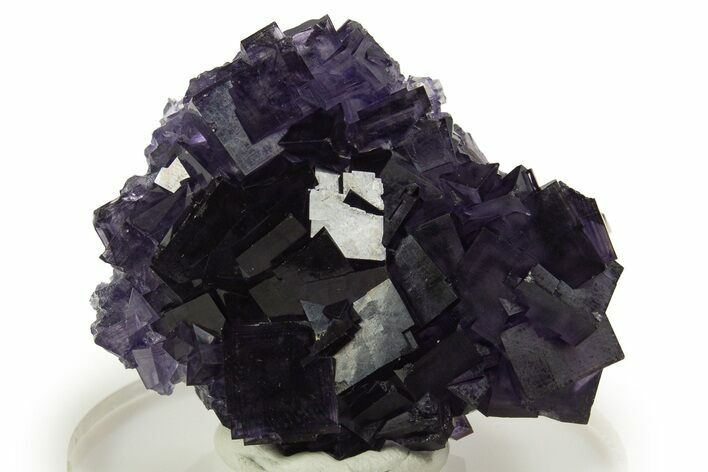 Pristine Purple Fluorite Crystal Cluster - China #322813